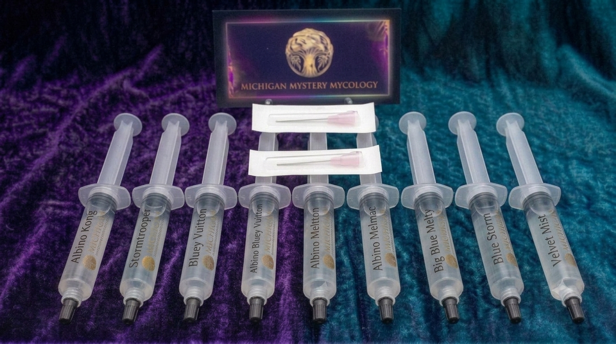 Microscopy Isolated Spore Syringe (10cc)